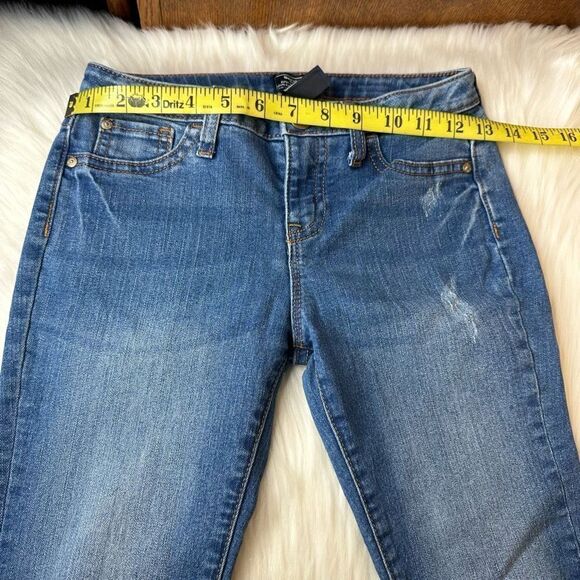 Gap Kids Super Skinny Fit Distressed Jeans Size 12 - Picture 7 of 10